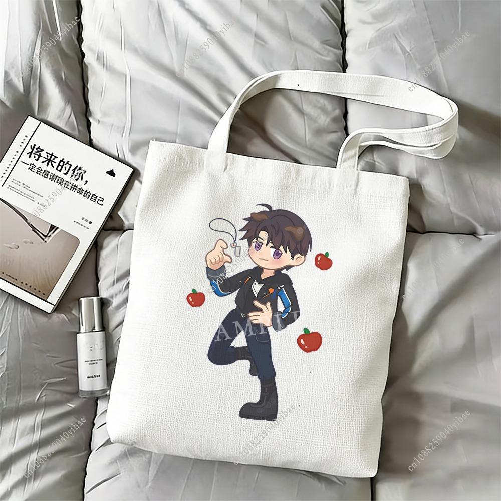 Liebe und Deepspace Niedlicher Cartoon Caleb Xia Yizhou Gege Apfel Leinwandtasche Anime Cosplay 35x40CM Farbig bedruckte Tragetasche Fan-Geschenke
