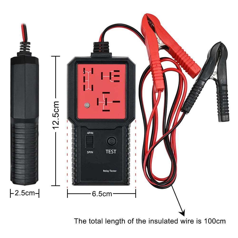 Universal 4/5 Pin Automotive Relay Tester 12V With LED Indicator