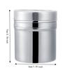 2Pcs 401 Stainless Steel Sealed Storage Jar 120ml/240ml/330ml Lid Included Coffee Grounds Container Tea Canister Travel Use