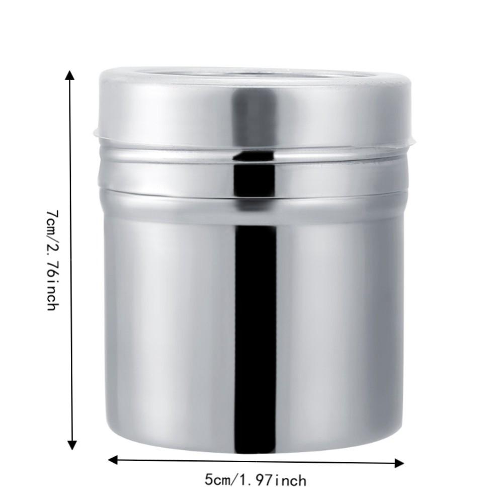 2Pcs 401 Stainless Steel Sealed Storage Jar 120ml/240ml/330ml Lid Included Coffee Grounds Container Tea Canister Travel Use