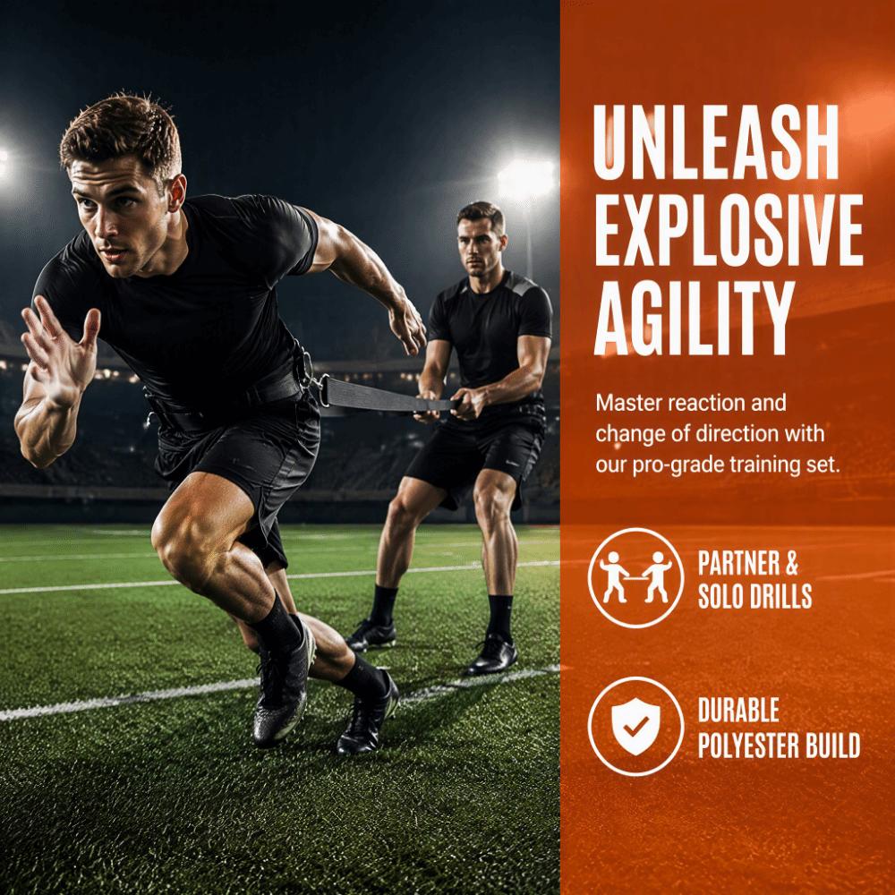5pcs Adjustable Strap Speed Agility Training Kit Soccer Basketball Agility Belt For Speed Drills