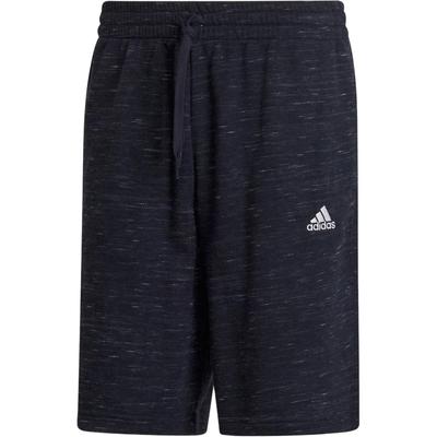 Essentials Mélange Shorts With Printed Logo Outdoor Sports Elastic Waist Mid-Rise Casual Shorts Men Shorts Legendary-Ink-Blue HE1799