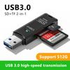 USB 3.0 Card Reader 2 In 1 Usb 2.0 To Sd Micro Sd Tf Memory Card Adapter for Mac PC Laptops Accessories Flash Drive Card Reader