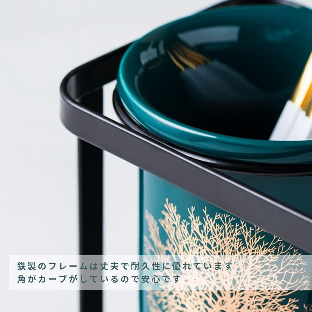 BGL Cutlery Cutlery Chopstick Scandinavian Style Cutlery Case Set X Stand, Holder, Drainer, Holder, Storage, (Plain Black)