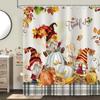 Forest Animal Shower Curtain 180 x 180cm Child Deer Fox Waterproof Polyester Bathroom Decorative Shower Curtain with 12 Hooks