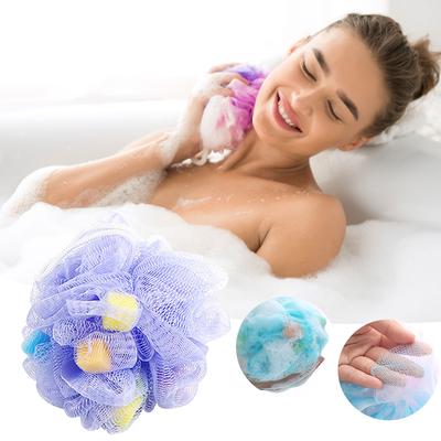 Schwämme Spa Peeling Bad Zuhause Kugel Bunt Männer Schrubber Badezimmer Blase Hängend Luffa Reinigung Mit Seil Rücken Baden