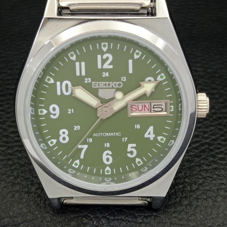RELÓGIO SEIKO 5 AUTOMÁTICO 6309A JAPÃO MASCULINO MOSTRADOR VERDE RECONDICIONADO a427294-2