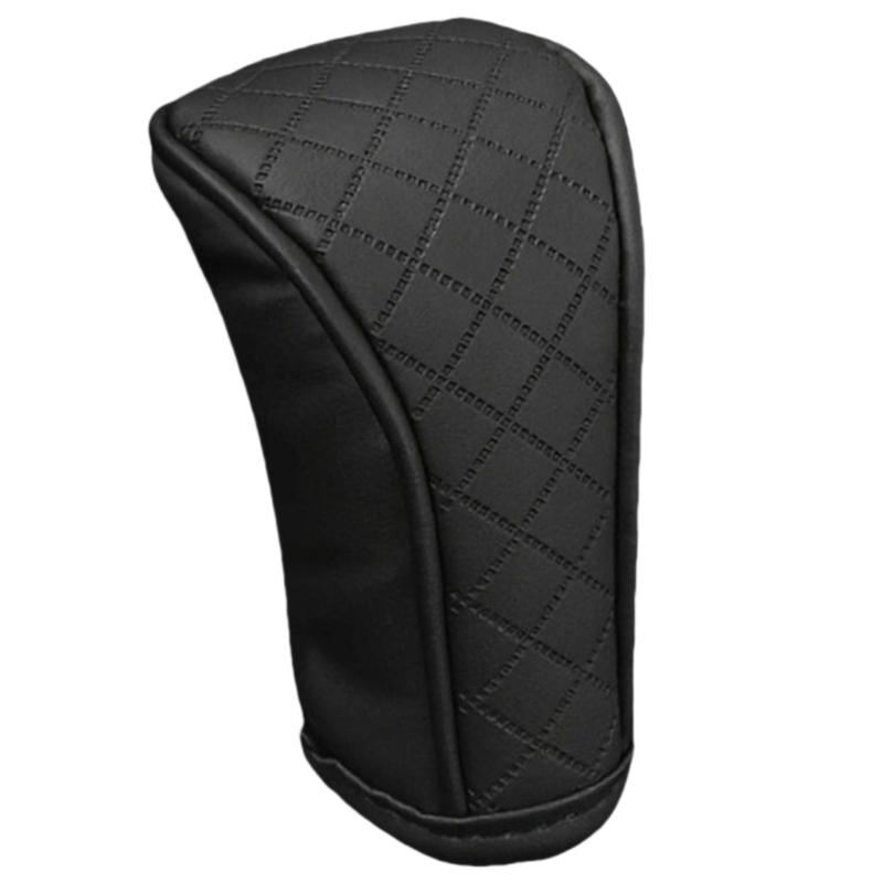 Leather Gear Shifts Knob Cover General Fit Breathable Shifter Protector Gear Shifts Knob Protections for Car Interiors
