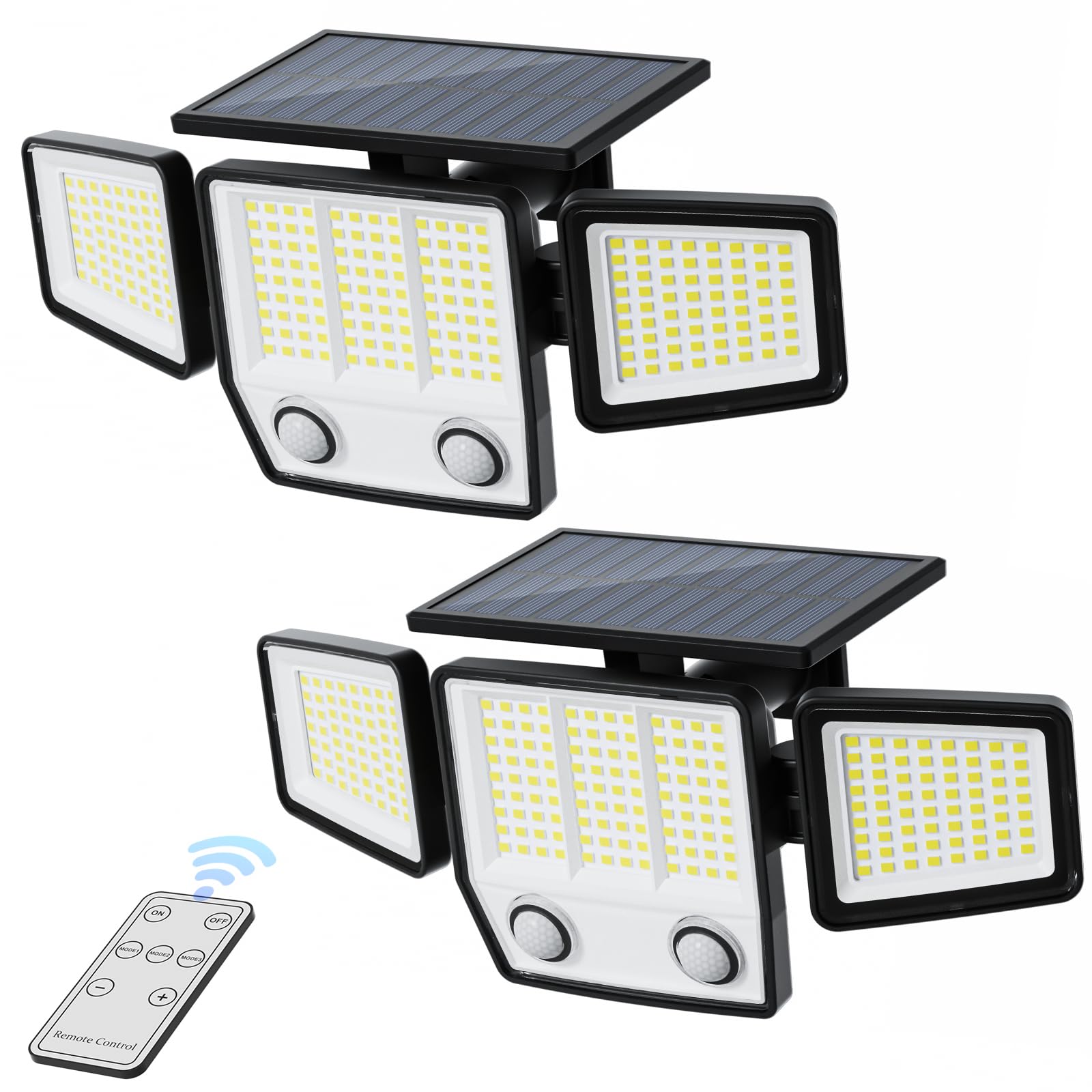 

Outdoor Waterproof Solar Light New Year 2600mAh Large Lighting 236 Maximum Lumens of Motion 3 Intelligent Adjustable Automatic Suitable for Front чёрный