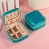 Fashion Mini Jewelry Box With Upgraded Pu Leather For Earrings And Necklace Storage