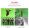 Green Screen Portable Pull-Up Stand for Photography and Live Broadcasts