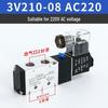Jiemengzhe 5-Way Solenoid Pneumatic Directional Control Valve