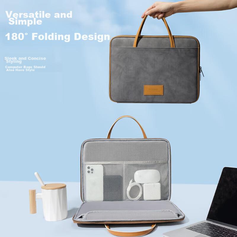 Taikesen Laptop Handbag Suitable for Huawei 14-Inch Apple Macbook Lenovo Computer Protective Case for Women, Stylish Desig