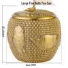 Kowloon Brass Five Bulls Tea Caddy Desk Ornament