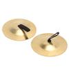 2Pcs Finger Cymbals Pure Copper Wear Resistant Easy Grip Finger   for Dance Party Holiday