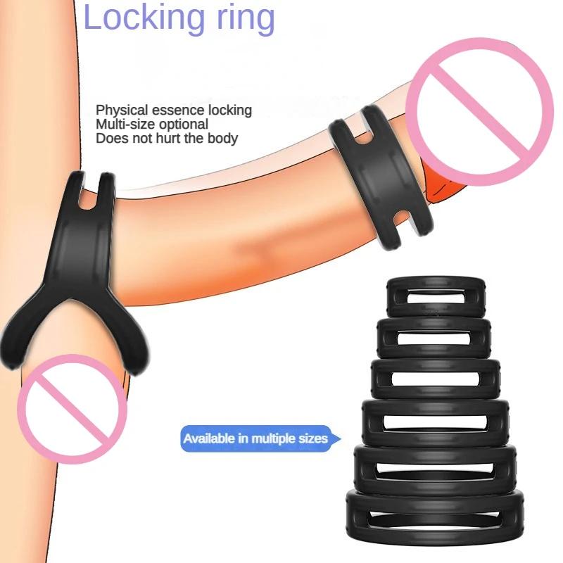 Reusable Silicone Stretchy Penis Ring Delay Ejaculation Cock Ring Man Sex Erectile Time Lasting Penis Enlargement Adult Sex Toys
