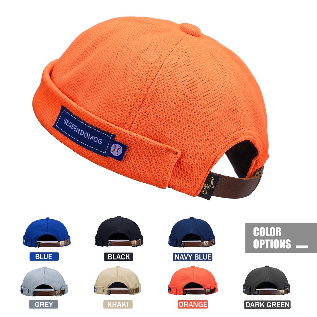 Croogo Kantlös Rullad Perfekt för Våren och Unik Trendig Slapp Keps för Män och Kvinnor Keps, Nät, Andningsbar, Sommar, Fiskarkeps, Hatt,