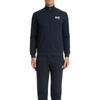 Emporio Armani EA7 Logo Zip-Up Long Sleeve Jacket Men Jackets Dark-Blue 6DPV57-PJVRZ-1562