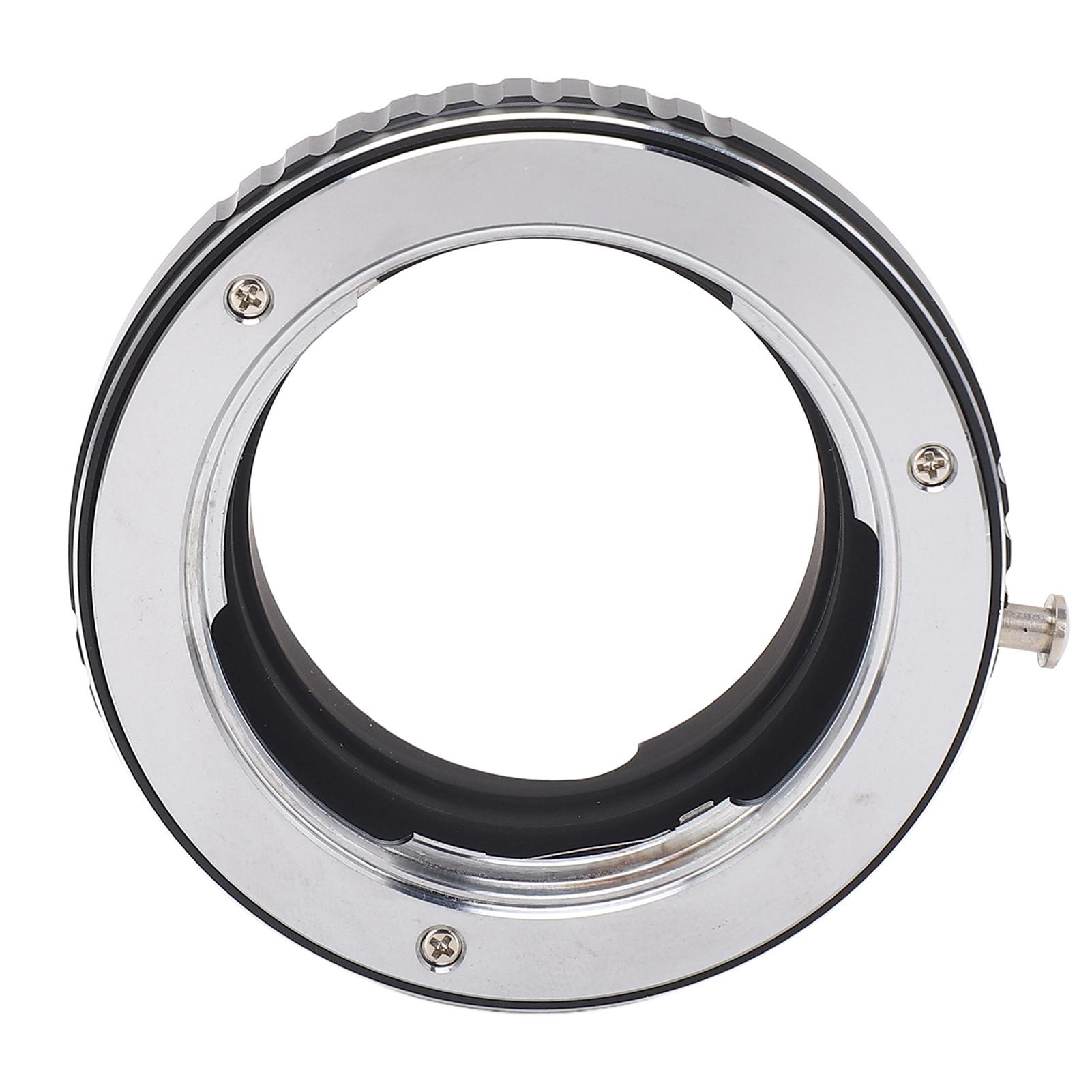 

Адаптер крепления объектива Алюминиевый сплав Точная установка Адаптер объектива MD к L M для крепления Minolta MD