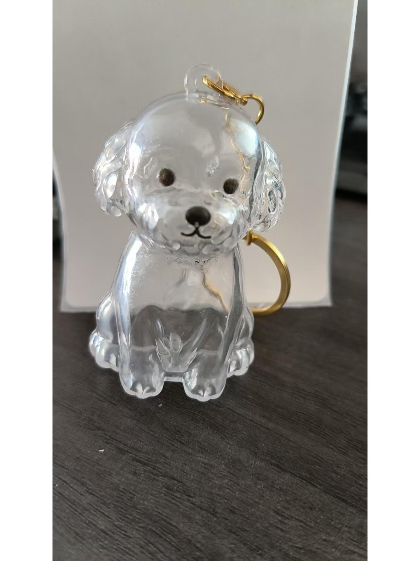 

Прозрачная коробка для хранения шерсти домашних животных - Милый кулон-капсула для памятных шариков шерсти животных, Пылезащитная подарочная коробка