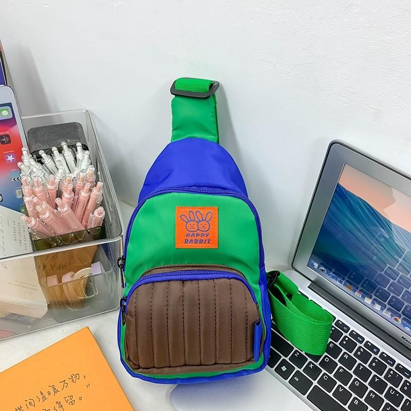 Stylish Colorful Children's Backpack Lightweight Breathable Nylon Bag For Outdoor Adventures