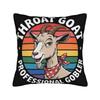 Throat Goat Funny Adult Humor Pillow Covers Merch Printed Cushion Cover Gift Pillow Case Cover Home Multi Size