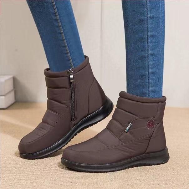 New large size 43 cotton shoes snow boots women's tall waterproof women's boots high top non-slip women's cotton boots