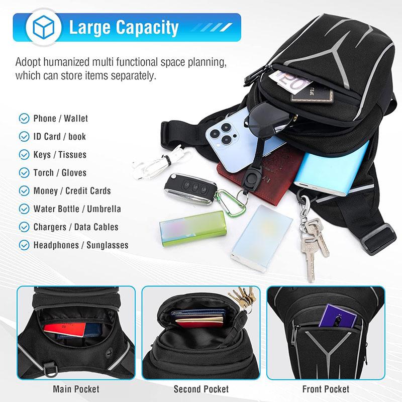 For Bmw R1200Gs R1250Gs R 1200Gs R1250 Gs R 1250 Lc Adv Motorcycle Waterproof Drop Waist Leg Bag Thigh Belt Hip Bum Military