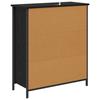 Sideboard in Black Oak Look 70 x 30 x 80 cm Engineered Wood