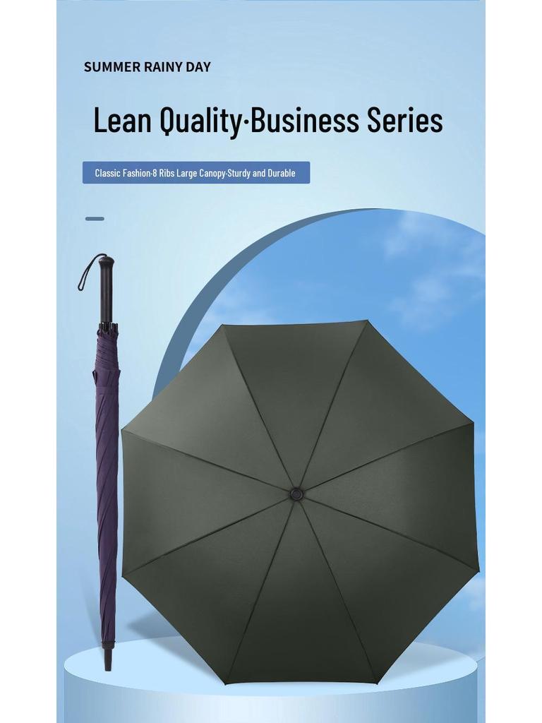 Heavenly Custom Logo Long Handle Stormproof Umbrella