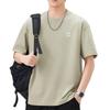 Mens Latest Summer Relaxed Fit Round Neck Short-sleeved T-shirt Thin Printed Short T-shirt