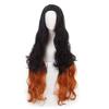 Kamado Nezuko Cosplay Wig Costume Wig for Costume School Cultural Halloween Includes Wig Net - Permed, Heat-Resistant, Cosplay, Disguise, Accessories,