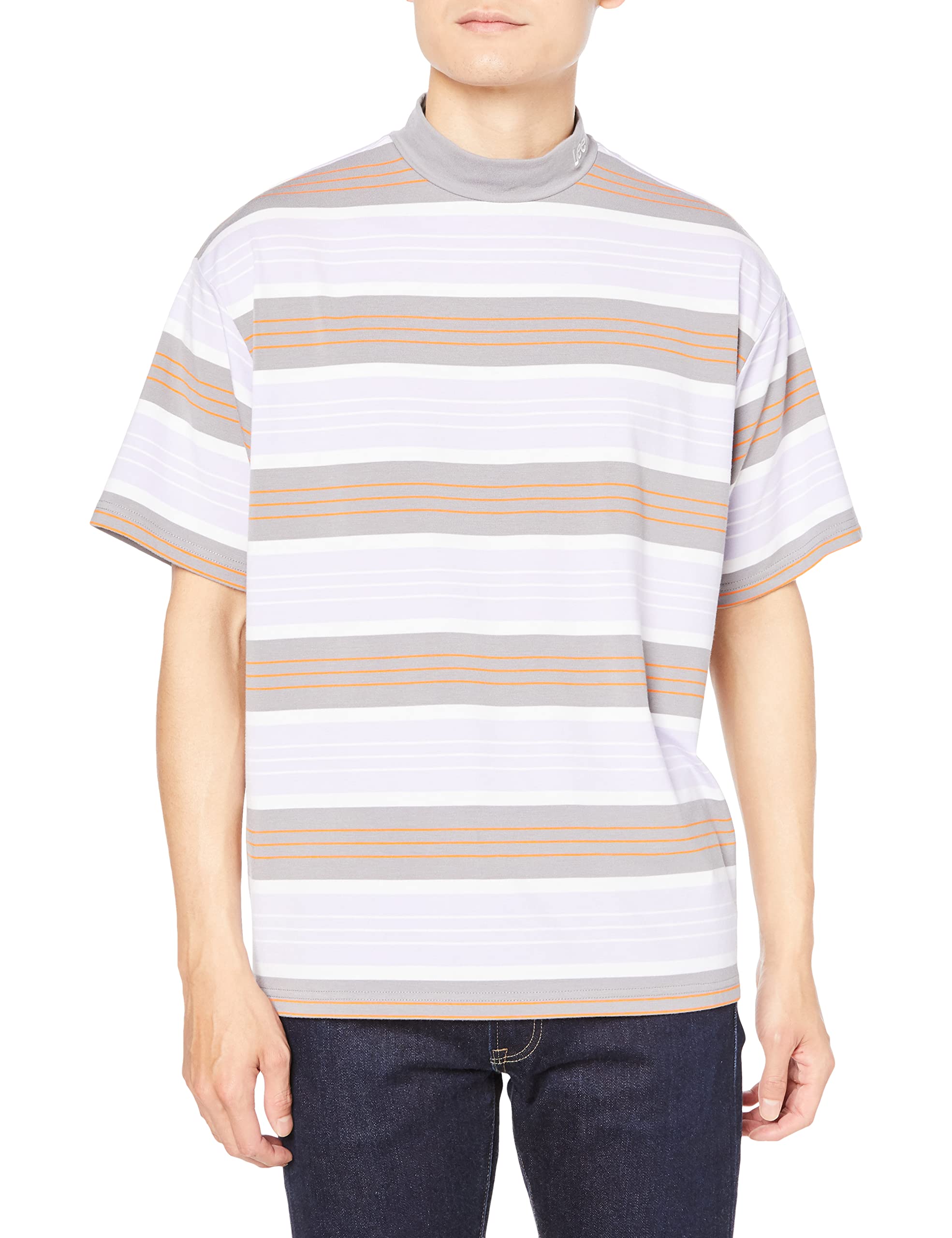 

Lee Border Mockneck XL Tee, Men s, Gray, серый