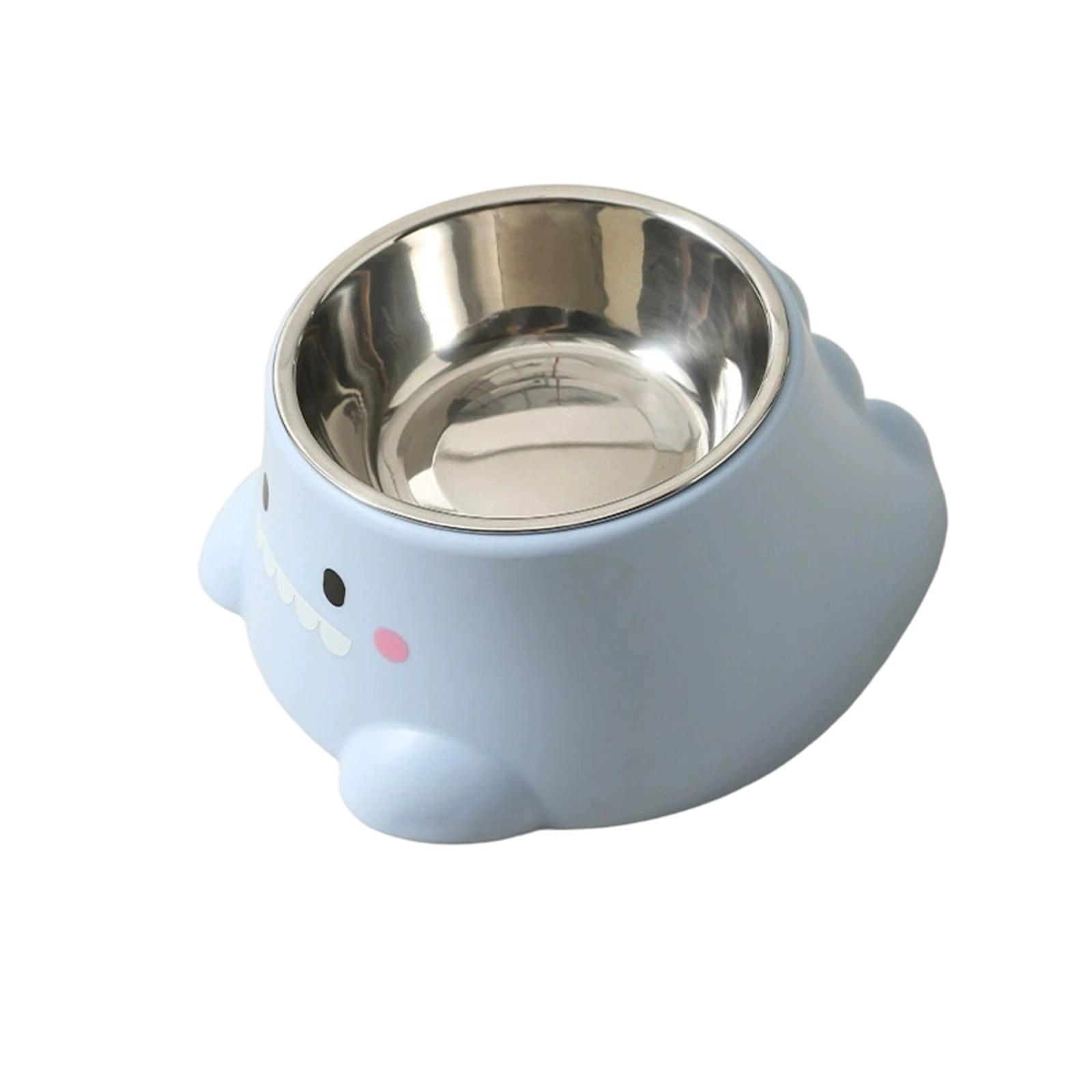 

Dinosaur Shaped Dog Bowl Pet Food Dish with Non Base Fun Design for Small Medium Dogs 7.5 x 6 x 3.5 Inches Blue one size синий