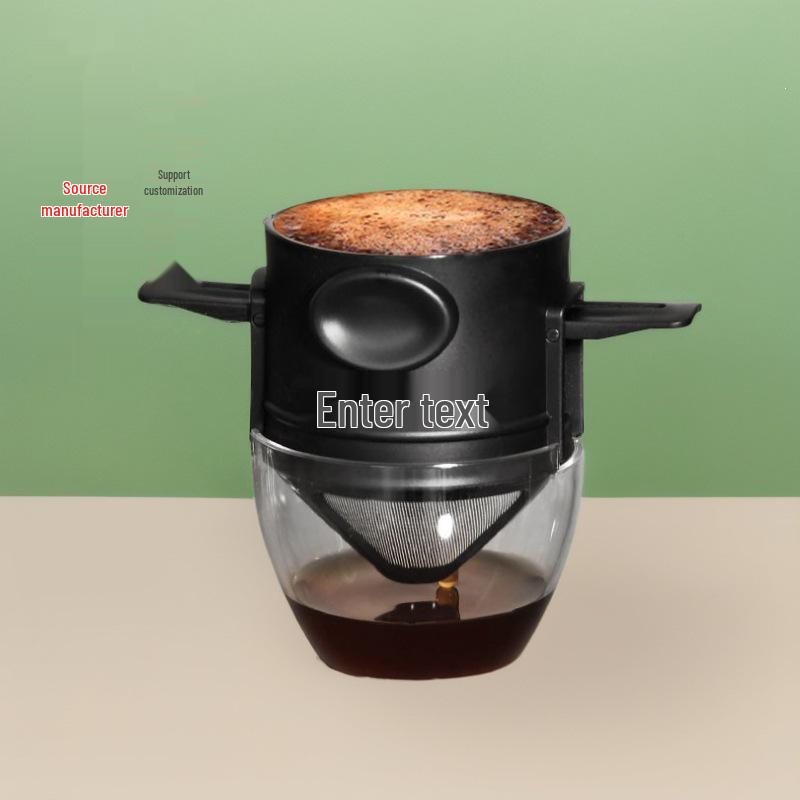 Little Angel Portable Coffee Funnel: Foldable Pour-Over Drip Filter with Easy-to-Carry Cup Holder