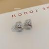 High-End European & American Metal Water Drop Ear Clips - No Piercing, Cool Autumn/Winter Style