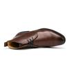 Men Blue Ankle Boots Motorcycle Casual Brown Boots Dress Formal Black Leather Tuxedo Wedding Derby Boots