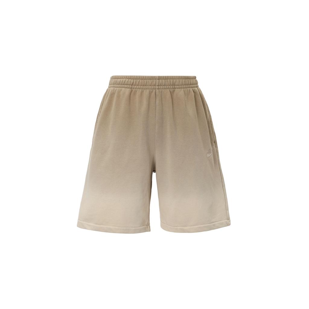 Nike Gradient Elastic Waist Five-Point Shorts With Embroidered Logo Men Bottoms Khaki DQ4634-247