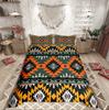 Homewish Tribal Aztec Duvet Cover Set,Bohemian Theme Bedding Set for Teens,exotic Style Decor
