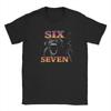 Vintage T-Shirt Summer 67 Six Seven Bootleg Meme Leisure T-Shirts  Cotton Tee Shirt for Men's Awesome Design Short Sleeve Tops