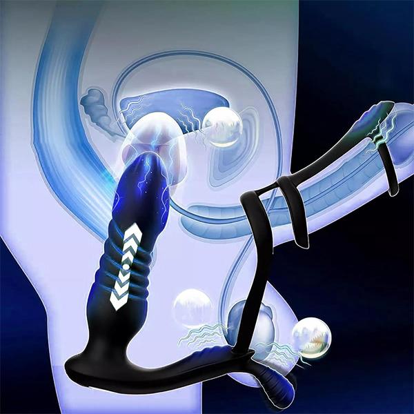 Sex Toys Vibratori anali Dito Massaggio alla prostata Stimolatore della prostata Masturbatore maschile Sex Toys per uomini Gay
