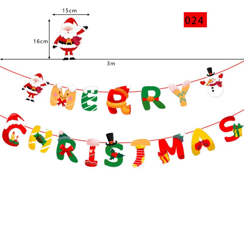 Cartoon Christmas Flags Holiday Decorations Christmas Ornaments Christmas Decorations For Home