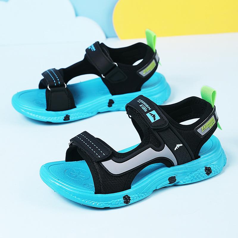 Shoes Foreign Trade Soft Boys Sandals Beach Shoes Boys Non-slip Sole Children Primary School Children New