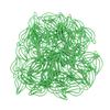 100PCS Metal Paper Clips Green Leaf Shaped Bookmark Clips for Business Cards Office Documents Notes