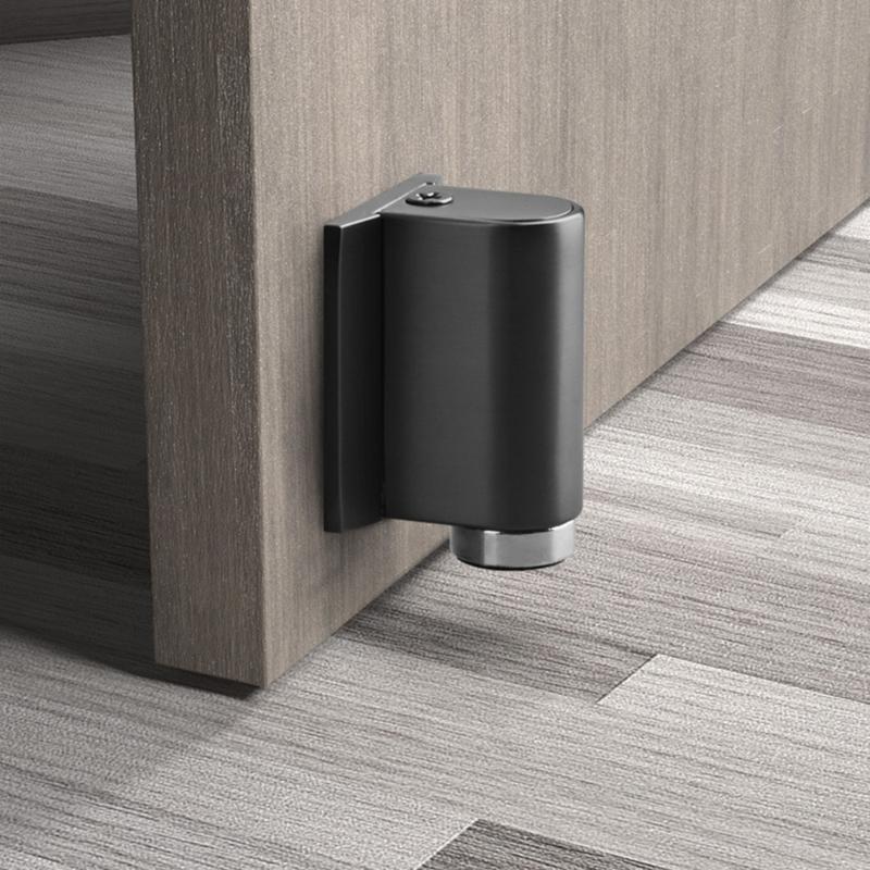 Adjustable Magnetic Door Stoppers Heavy Duty Door Holder Self Adhesive Designs for Quiet Operate & Wall Protections