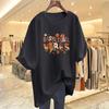 Korean Style Women's Summer Cartoon Casual Loose T-Shirt