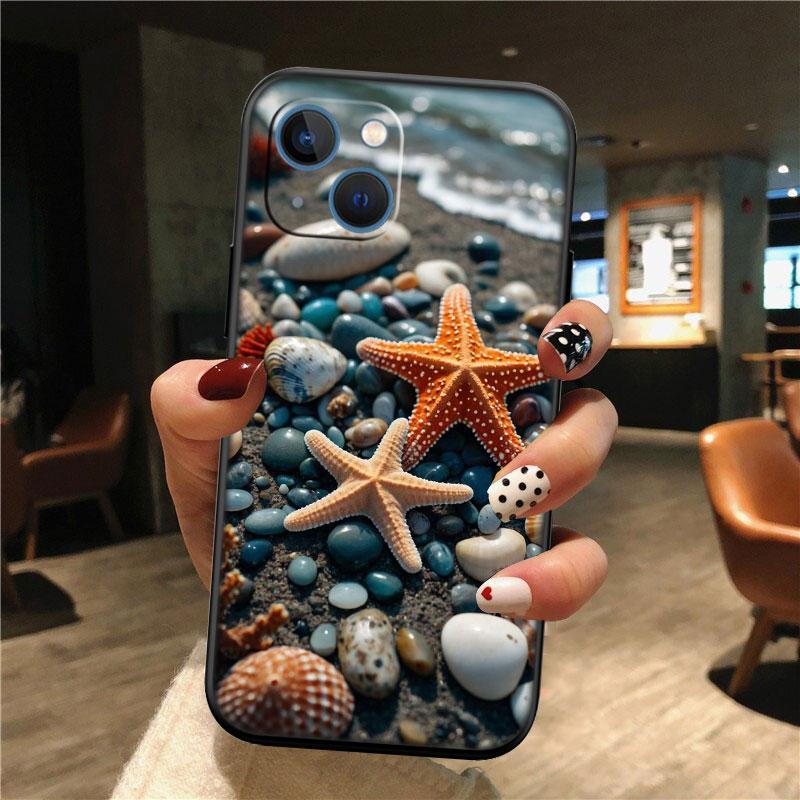 IK25 Conch Starfish New High-End Shell Phone Case for Xiaomi Poco C40 C50 C51 C55 C65 C71 C75 F3 F5 F6 F7 M2 M3 Pro Ultra
