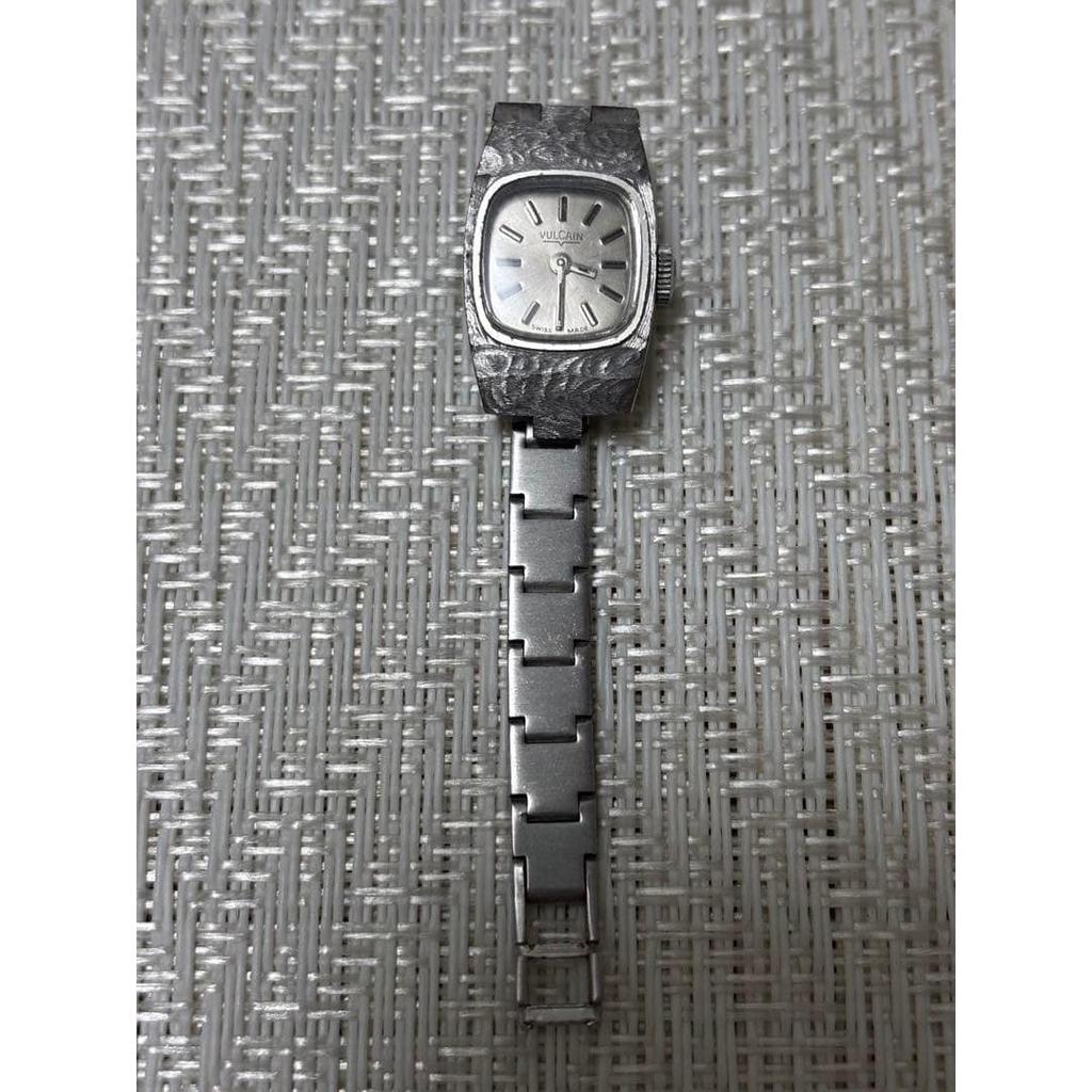 Used [Rare] [Working item] VULCAIN manual winding watch stainless steel