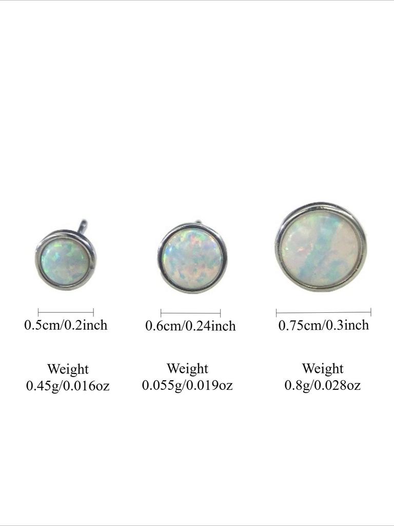 S925 Sterling Silver Opal and Colored Gemstone Stud Earrings for Women - Elegant Light Luxury Niche Design