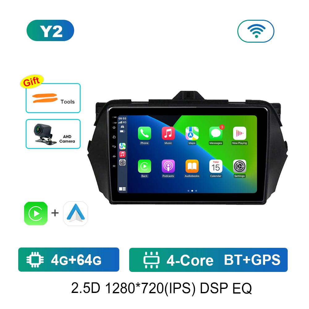 For Suzuki Alivio Ciaz 2014 - 2019 HD Touch Screen GPS Navigation Android Car Radio Multimedia Video Player 4G WiFi Bluetooth